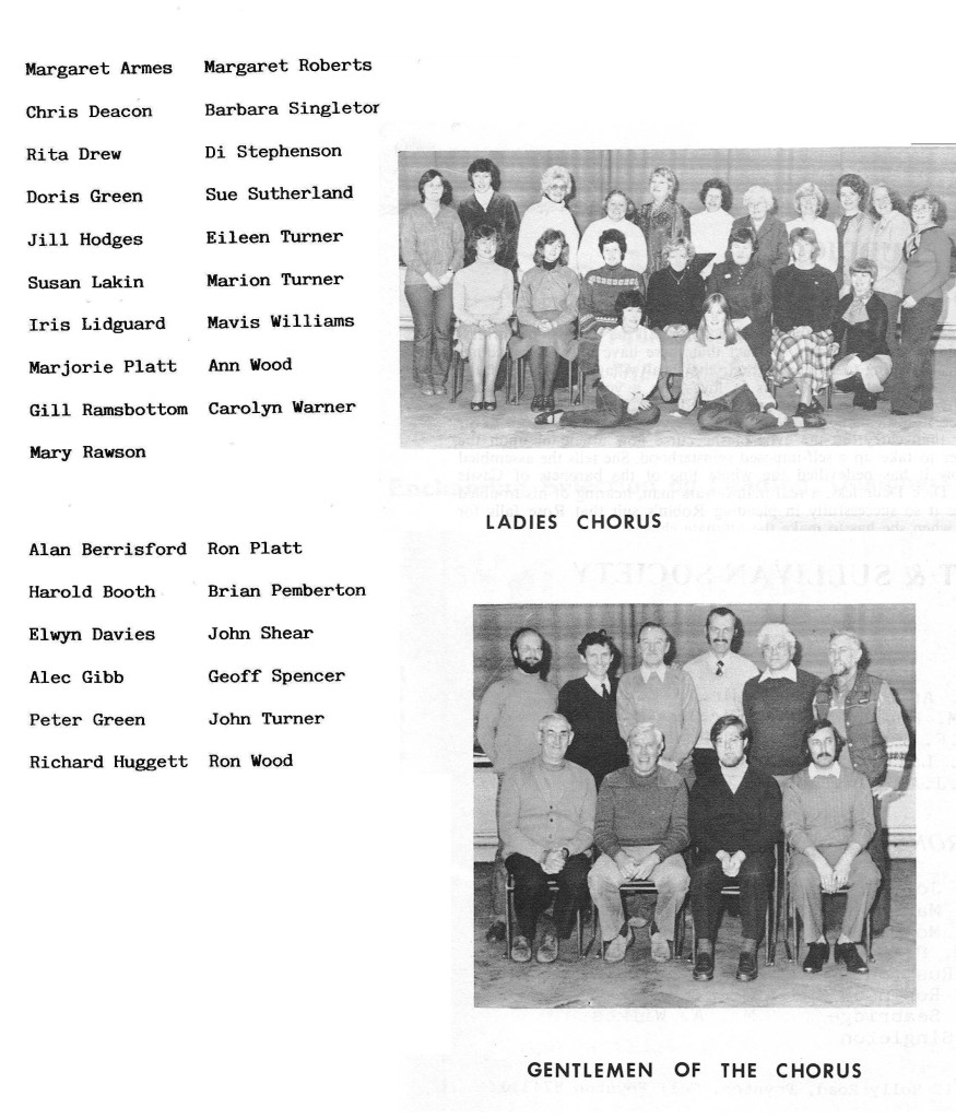 1981 Ruddigore chorus