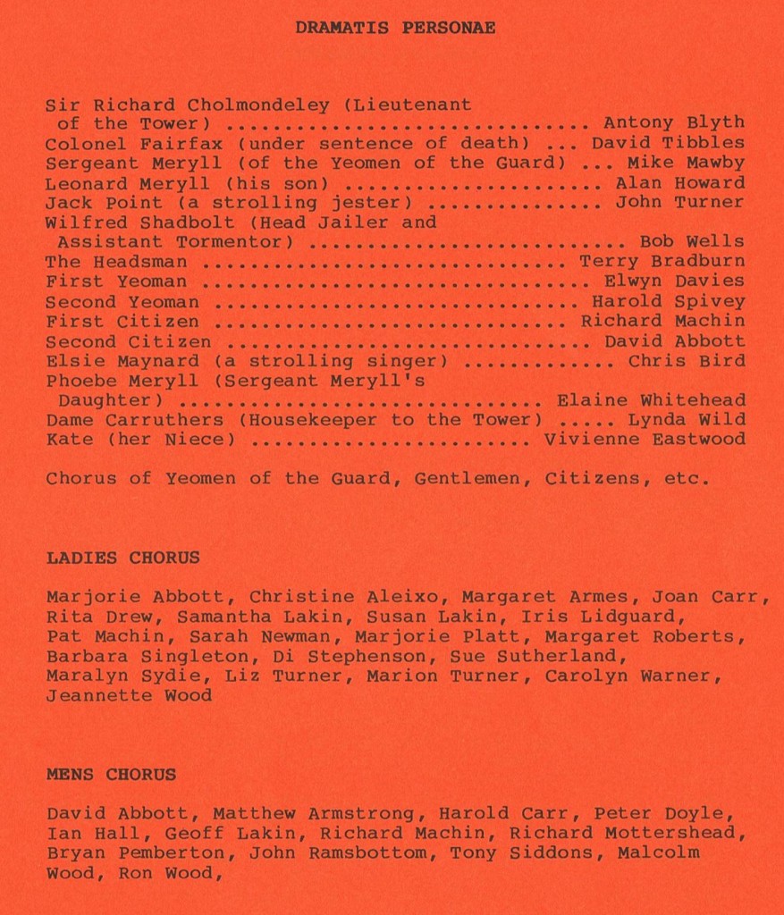 1987 Yeoman cast list