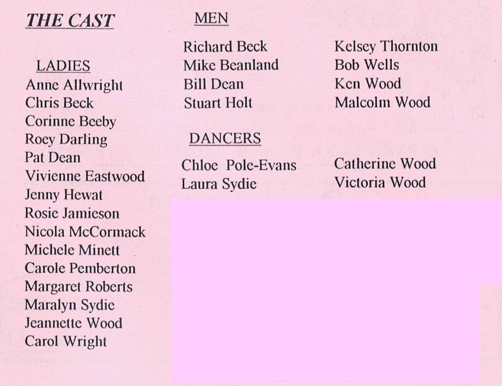 1997 Ent Express cast list