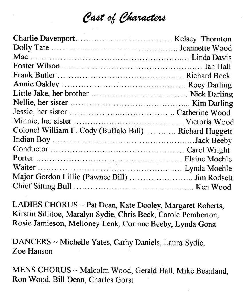 1998 Annie cast list