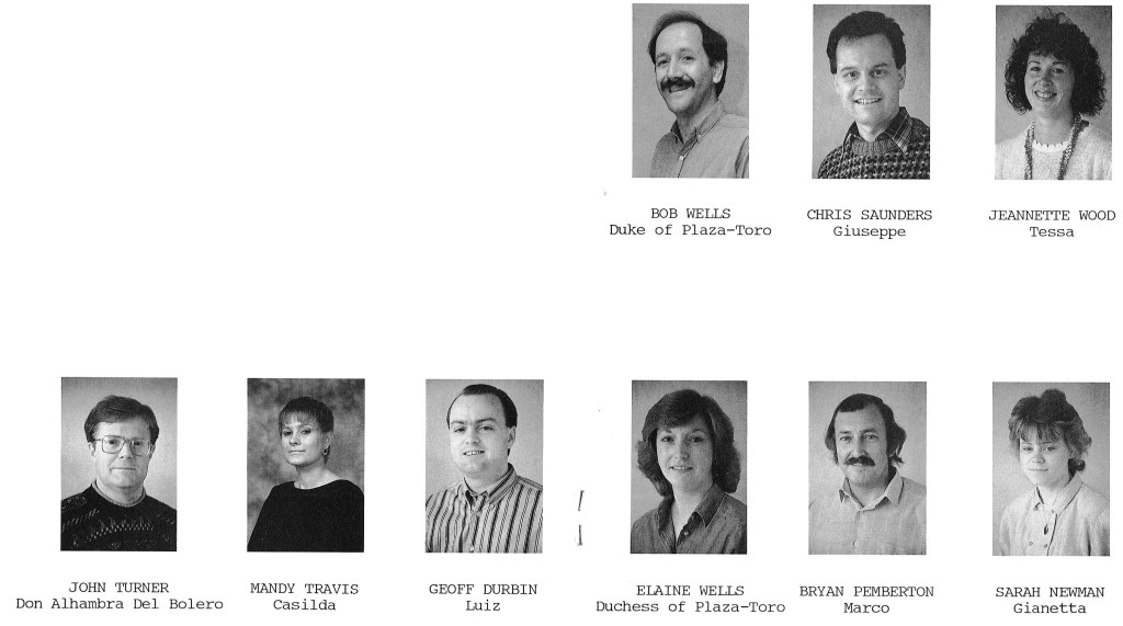 1990 Gondoliers principals