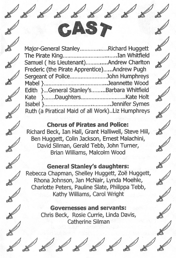 2005 Pirates cast list