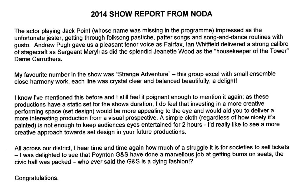 2014 NODA report